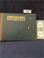 Vintage stamp ALBUM , used condition.