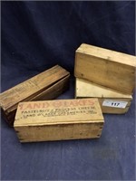 Vintage mixed lot of cheese boxes.