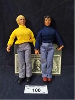 Vintage 1974 Mego Auction Figures of Starsky &