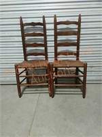 Vintage Ladder Back Chairs