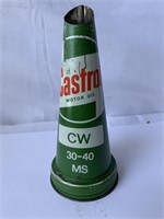 Castrol CW 30-40 MS  tin oil bottle top