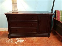 Dark wood dresser