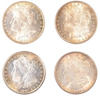 4 More Different BU Morgan Dollars