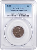 Ever Popular 1955 Double Die Lincoln Cent.
