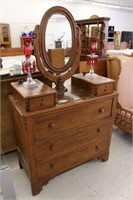 Antique Dresser and Mirror