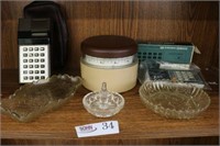 Vintage Scales (Soehnle) and Contents on Shelf