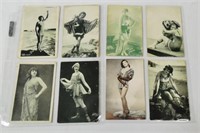 Lot of 10 Risque Lady Postcards/Photos