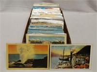 Lot of Approximately 400+ USA State Postcards