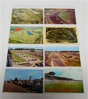 Lot of 11 Automotive Racing Postcards