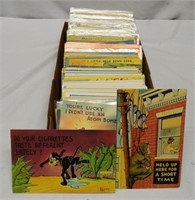 Lot of Approximately 350+ Comical Postcards