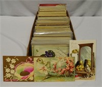 Lot of Approximately 650+ Easter Postcards