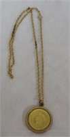 Chain with Coin Pendant