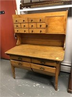 Country antique Bakers cupboard