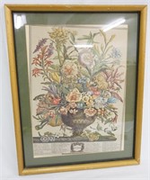 Framed September Flower Print