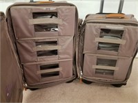 Joy Mangano Taupe 3 Pc. Luggage Set