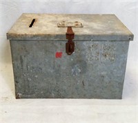 Old Metal Ballot Box