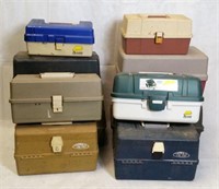 Tackle Boxes (lot of 10) no contents