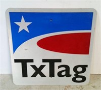 Texas Toll tag Metal Sign
