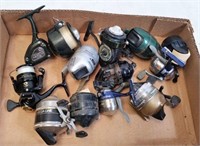 Assorted Fishing Spinning Reels (lot of 12)