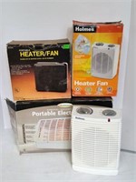 Portable Heaters lot of 3