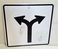 Directional Metal Road Sign