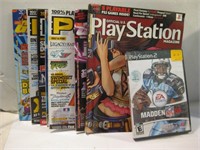 VINTAGE VIDEO GAME MAGAZINES & PS2 GAME