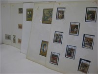 STAMPS PAGES ~ FEATURES FAMOUS ART ARTISTS #5