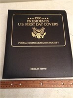 1986 Presidents 1st Day Covers Stamp Collection