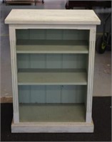 Painted wooden bookcase