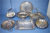 Quantity of vintage silver plated pieces