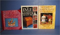 Three volumes on antiques collections