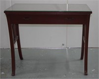 Lyre end hall table