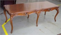Large antique style coffee table