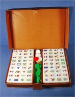 Cased Chinese mahjong set