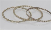 Silver chain style bangle