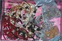 Box bling costume jewellery