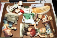 Myoshi Napco & Assorted Ceramic Figurines Box Lot