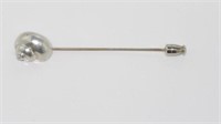 Mexican Taxco silver shell stick pin