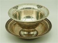 Gorham Sterling & A Weighted Silver Bowl