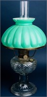 Vintage Aladdin #13 Drape Glass Oil Kerosene Lamp