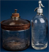 Shasta Water Seltzer Bottle & Kerosene Bottle
