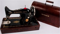 Vintage Singer 99 Portable Sewing Machine