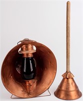Antique Copper Buhl No.100 Lantern & Ward Washer