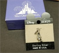 Disney Character Sterling Silver Charm - Goofy