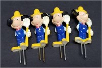 Set of Mickey Mouse Corn Cob Spikes