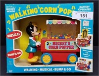 Mickey Mouse Walking Corn Popper Toy Boxed