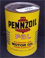Pennzoil PZL Motor Oil Quart Can Coin Bank