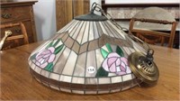 STAIN GLASS HANGING LIGHT