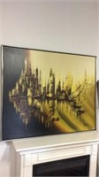 SIGNED LIMITED EDITION CITYSCAPE PRINT -VERY LARGE