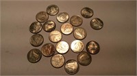 20 CANADA SILVER 10 CENT COINS